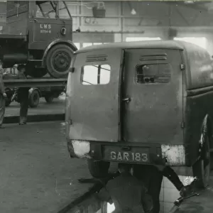 Railway Engine Shed in use as Road Transport Garage, Manningham, Bradford, Yorkshire