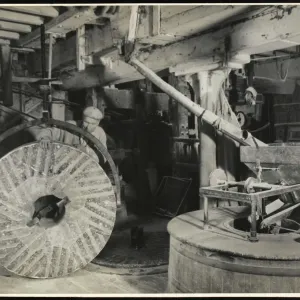 Print of Mill Removing Stone at Ewell, Surrey