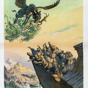 The Return of the Dove to the Ark Print, 1910 The Return of the Dove to the Ark Print, 1910