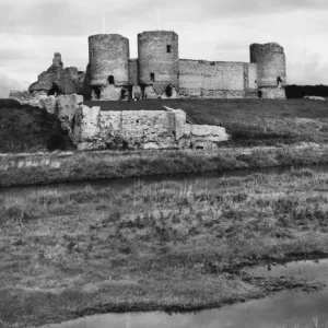 Rhuddlan Castle Print, River Clwyd View Rhuddlan Castle Print, River Clwyd View