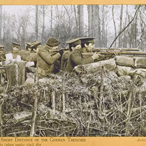 Rifle Brigade in position, Western Front - WWI