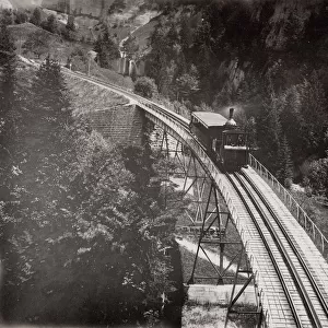 Rigibahn, Rigi funicular railway, Switzerland