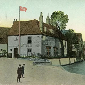 The River Ouse and Cutter Inn, Ely, Cambridgeshire