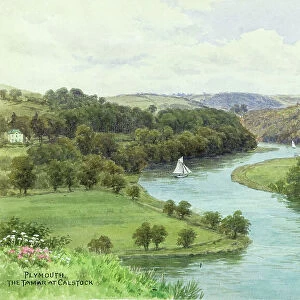 River Tamar at Calstock, near Plymouth, Devon