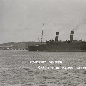 RMS Caronia, Halifax, Nova Scotia Canada, WW1
