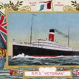 RMS Victorian - Allan Line - Route to Canada