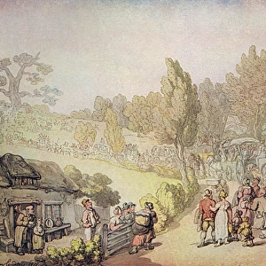 The Road to Epsom by Thomas Rowlandson