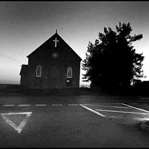 Roadside chapel at intersections Staffordshire