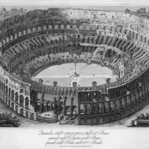 Rome Colosseum Print 1827 Rome Colosseum Print 1827