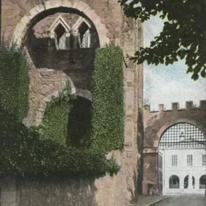 Rougemont Castle Print - The Gateway/Gatehouse, circa 1910s Rougemont Castle Print - The Gateway/Gatehouse, circa 1910s