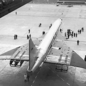 Concorde 002 Print: Filton Hangar Scene Concorde 002 Print: Filton Hangar Scene