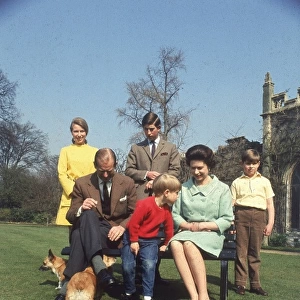 Royal family at Windsor, 1968