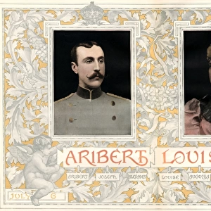 Royal Wedding 1891 - Aribert and Louise