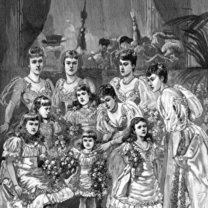 Royal wedding 1893 - bridesmaids