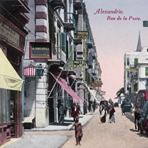 Rue de la Poste in Alexandria, Egypt
