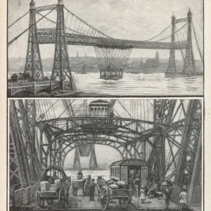 Runcorn Bridge Print 1905 Runcorn Bridge Print 1905