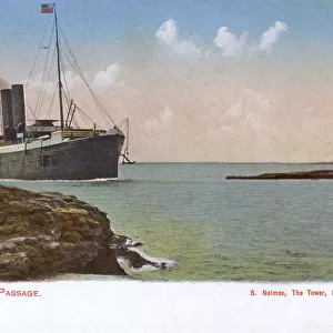 S. S. Trinidad entering Two Rock Passage, Bermuda
