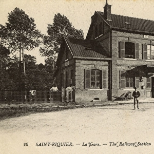 Saint-Riquier, Somme, Northern France - The Railway Station