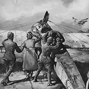 Saluting the Vanquished Foe, WW1 in the air by C Clark