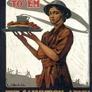 World War I and II Photographic Print Collection: Propaganda posters