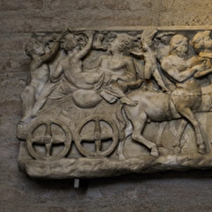 Sarcophagus. Modern work after 2nd century AD originals. Mar