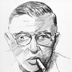 Sartre / Smoking Cigarette