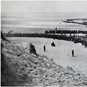 Scene during the evacuation of Dunkirk, WW2