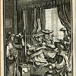 Scene from Molieres play, L Amour Medecin