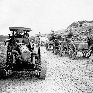 Scene on a road, Western Front, WW1