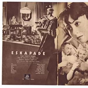 Scenes from Escapade (1935) from Film Kurier magazine