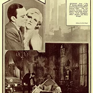 Scenes from the romantic film, The Broken Melody