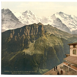 Schynige Platte, Eiger, Monch and Jungfrau, Bernese Oberland