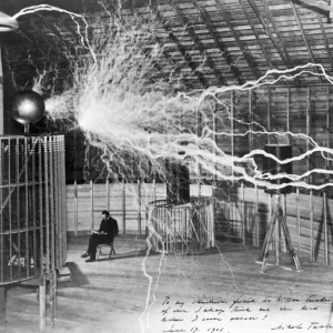 Popular Themes Fine Art Print Collection: Nikola Tesla