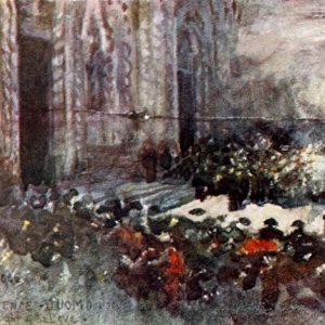 The Scoppio del Carro or Feast of the Dove on Easter Eve
