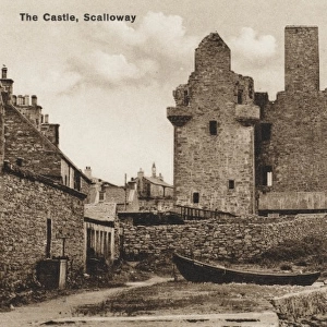 Scotland, Shetland Isles - Castle at Scalloway