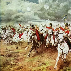 Battle of Waterloo Greetings Card Collection: Cavalry