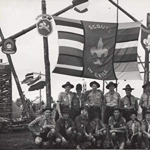 Scouts in Exile at camp
