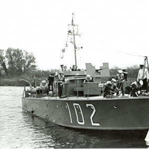 Sea Scouts on Motor Torpedo Boat 102