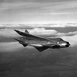 The second English Electric P1B Lightning XA853 in flight