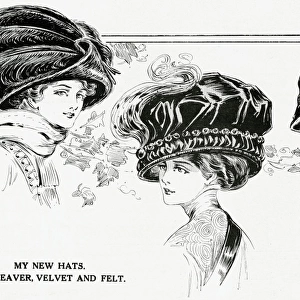 Selection of hats 1909