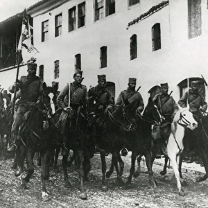 Serbian cavalry, eastern front, WW1