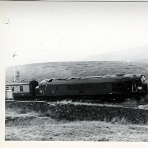 Settle-Carlisle Railway - Passenger Train, Blea Moor, Yorksh