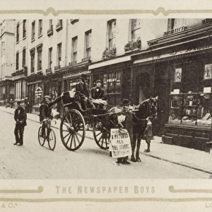 Sherwood Street, London - Newspaper boys