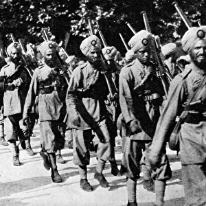 Sikhs on the march