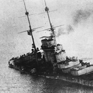 Sinking of SMS Szent Istvan, Austrian battleship, WW1
