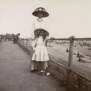 Two sisters at Southwold, Suffolk
