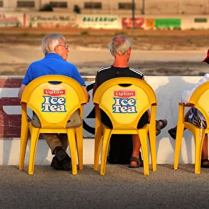 Sitting beside the race track at the Hipodromo, Sant Lluis