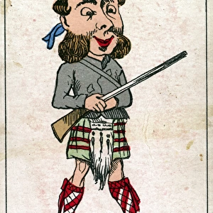 Snap Playing Card - Scots Highlander