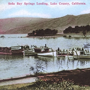 Soda Bay Springs Landing, Lake County, California, USA