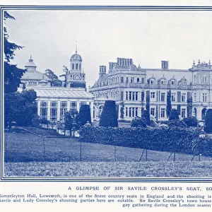 Somerleyton Hall, Lowestoft - Seat of Sir Savile Crossley - a fine country house